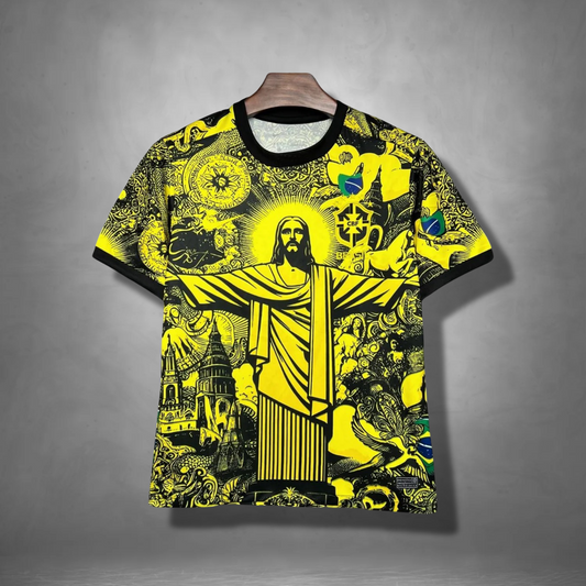 Brazil "Jesus" Premium Yellow Kit