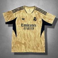 25/26 Real Madrid Training Gold Kit