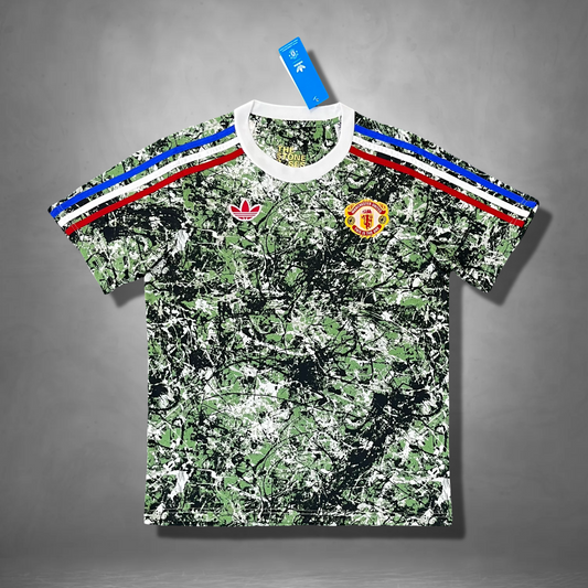 Manchester United X Stone Roses Premium Green Kit